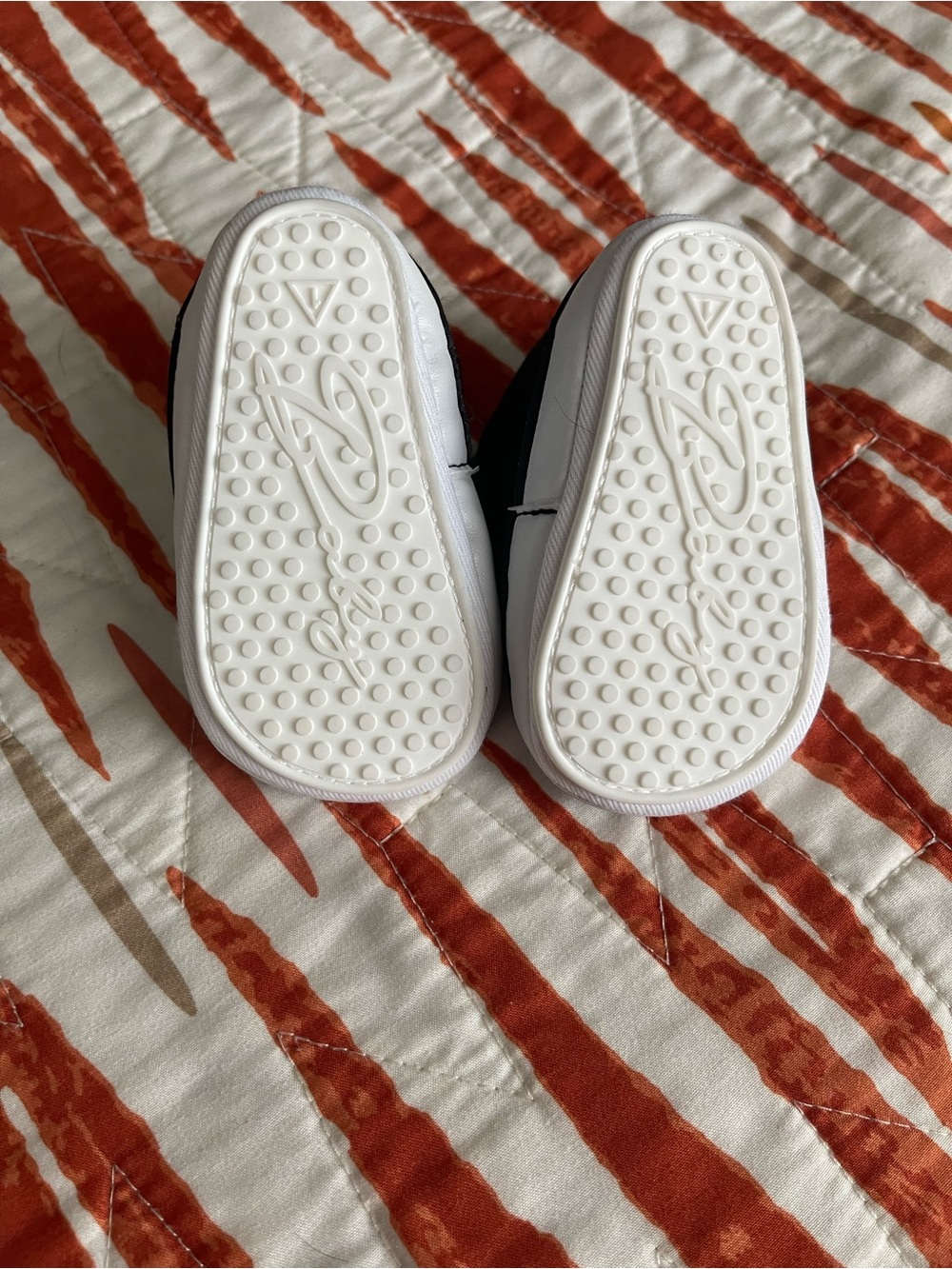 Infant Black & White Check Slip-On Shoes - Picture 4 of 4
